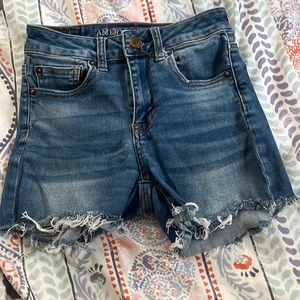 American eagle jeans shorts size 0